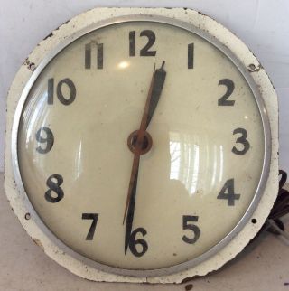 Vintage Telechron Wall Electric Clock Model 603