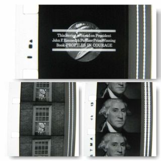 Vintage 16mm - Film John Kennedy Profiles in Courage - George Mason 3