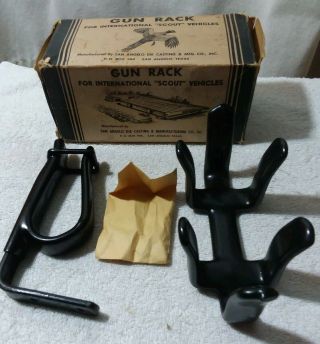 Vintage Gun Rack For International Scout Vehicles Box Nos San Angelo Texas