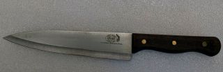 Vintage Great Blades Carvel Hall Hi - Carbon Stainless Chef Knife 8 " Full Tang Euc