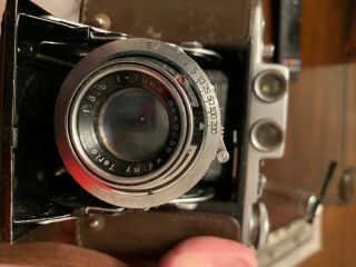Zeiss Ikon Nettar 517/16 6x6 Folding Camera Vario Novar - Anastigmat 75mm 1:6,  3