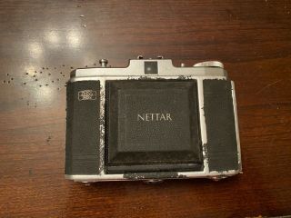 Zeiss Ikon Nettar 517/16 6x6 Folding Camera Vario Novar - Anastigmat 75mm 1:6,  3 3