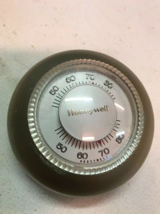 Vintage Mercury Honeywell Thermostat T87f 2873 Heating Round