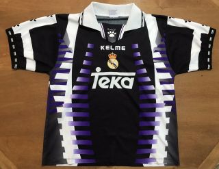 Real Madrid Shirt Football 1997/1998 Vintage Third Away Camiseta Jersey Kelme