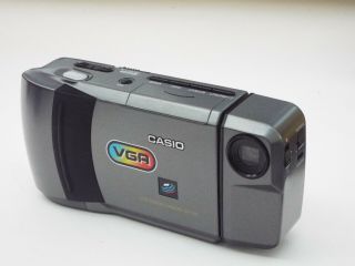 Casio Qv - 120b Vintage Digital Camera 0.  3 Mp