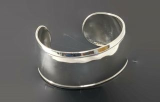 Vintage Taxco Te - 51 6 - 1/2 " Sterling Silver Cuff Bracelet (he1022259)