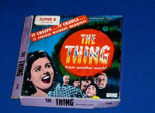 The Thing From Another World 8mm Ken Films 246 Great Illustrated Box