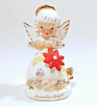 Vintage Napco Ceramic December Angel A 1372