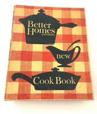 Vintage Better Homes And Gardens Cookbook 1962 Revised Edition