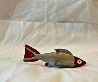 Vintage Mini Minnesota Folk Art Fish Decoy