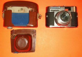 Vintage Voigtlander Vito Bl Camera With Prontor Svs Lens W/case Ex