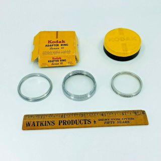 Vintage Kodak Series Vi Adapter Ring 1 21/32 " 42mm With Portra Lens 1,