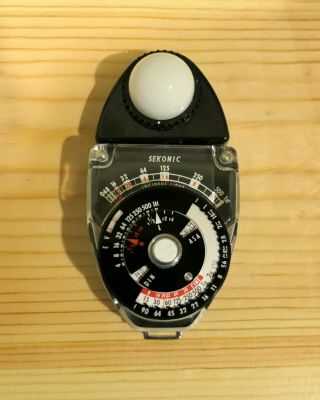 Vintage Sekonic Studio Deluxe Light Meter Model Lc - 28c2 C=25