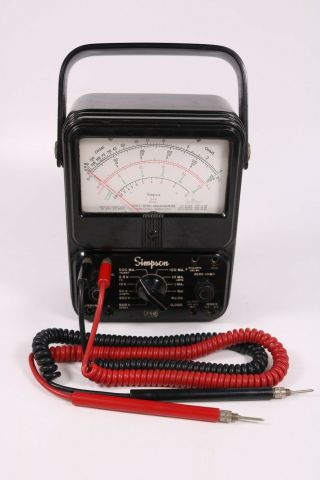 Vintage Simpson 260 Series 6 Analog Multimeter Volts Ohms Amps