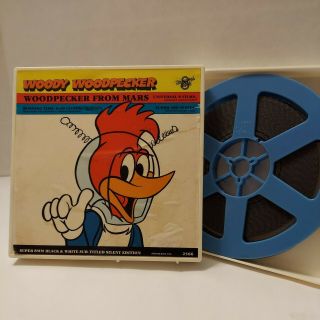 Vintage Woody Woodpecker No.  2566 " From Mars " 8mm Universal 8 Eight Films