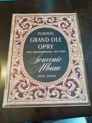 1944 Vintage Grand Ole Opry,  Purina Souvenir Album (minstrel Men,  Louie Buck.