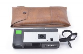 Exc,  Kodak Instamatic 30 110 Film Camera W/case & Strap