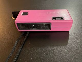 1980’s Concord 118 Camera Pink