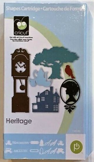 Heritage Vintage / Family Themed Cricut Cartridge Shapes