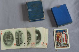 Jamestown Exposition Souvenir Vintage Pack Playing Cards.  Old Dominion