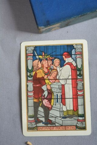 JAMESTOWN EXPOSITION SOUVENIR Vintage pack playing cards.  Old Dominion 2