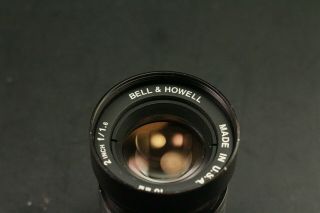 Bell and Howell 16mm 2 Inch f/1.  6 Movie Projector Lens 2