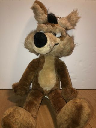 Vintage 1971 Warner Bros.  Mighty Star 21” Wile E.  Coyote Plush Looney Tunes