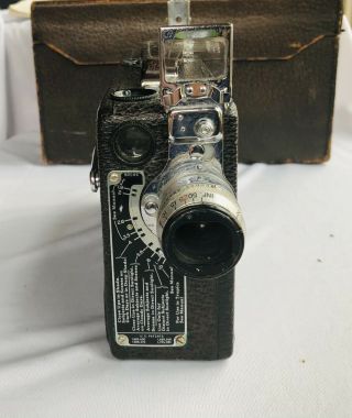 Cine - Kodak Model K 16mm Film Movie Camera,  Case,  Anastigmat 25mm F1.  8