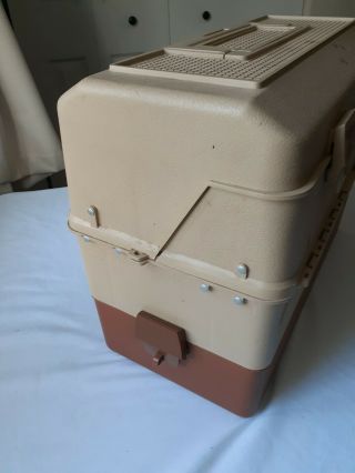 Vintage Fenwick Kangaroo 7.  8 Tackle Box (possum belly) 3