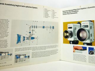Huge Nizo S800 S560 - 8 Camera Factory SALES BROCHURE In German Language 2