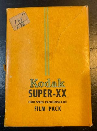 Vintage Kodak - Xx Film Pack,  1947