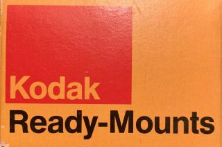 Kodak Ready Mounts 2 " X 2 " For 24 X 36 Mm Slides 135 Size