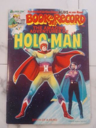 Vtg Peter Pan Records The Adventures Of Holo Man 45 Rpm,  Comic Vol 1 1