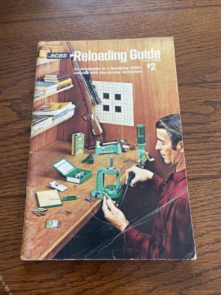 Vintage 1976 Fourth Edition Rcbs Reloading Guide Ammo Guns