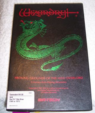 Wizardry I : Proving Grounds Of The Mad Overlord (commodore 64,  1987)