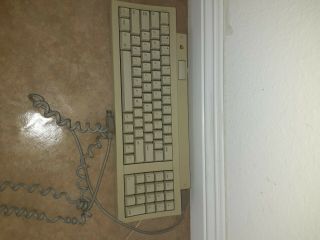 Vintage Apple Ii Keyboard With Cord Macintosh Model Mo487