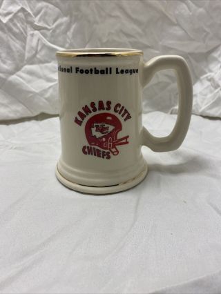 (6) Old Vintage 1970s Kansas City Chiefs Kc Chiefs Nfl Football Ceramic
