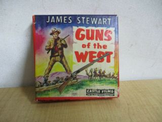 Vintage Guns Of The West 8mm Home Movie James Stewart Castle Films