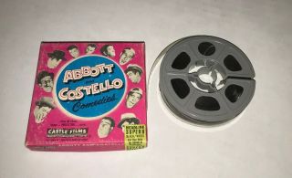 8mm Film Abbott & Costello " Midget Car Maniacs " Castle Films Headline Edition