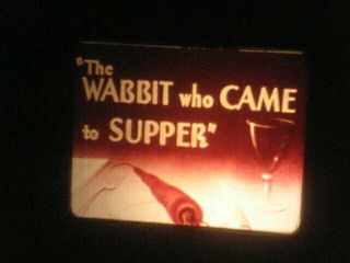 16mm Color Sound Bugs Bunny Wabbit Who Came To Supper Cartoon Film