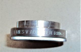 Kodak Series VI Lens hood & Series VI Adaptor Ring 38mm 1 1/2 in Cond 2