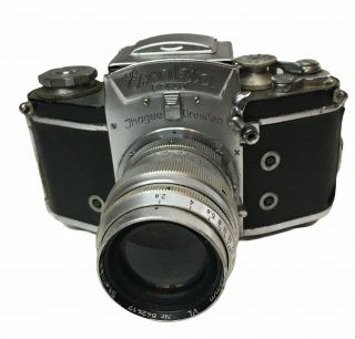 Vintage Exakta Vx Iia Jhagee Dresden 35mm Slr Film Camera Ussr Parts Or Restore