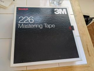 Scotch 3m Studio Mastering Tape 226 10.  5 " Metal Reel To 1/4 " Radio Show Vtg 13