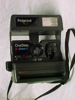 Vintage Polaroid One Step Close Up 600 Instant Film Camera No Scratches