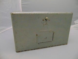 Vintage Film Storage Case Brumberger Metal Box 8mm Holds 12 Reels