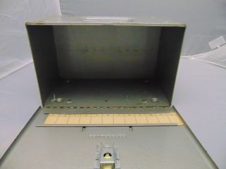 Vintage Film Storage Case Brumberger Metal Box 8mm Holds 12 Reels 3
