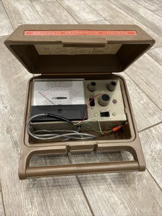 Vintage Heathkit Transistor Checker Tester Model It - 18