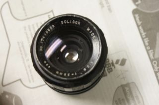 Soliger Wide Auto Lens 1:2.  8 F=35mm No 17110809