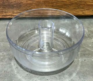 Vtg Oster Osterizer Food Processor 5900f Clear Plastic Bowl Replacement Part Euc