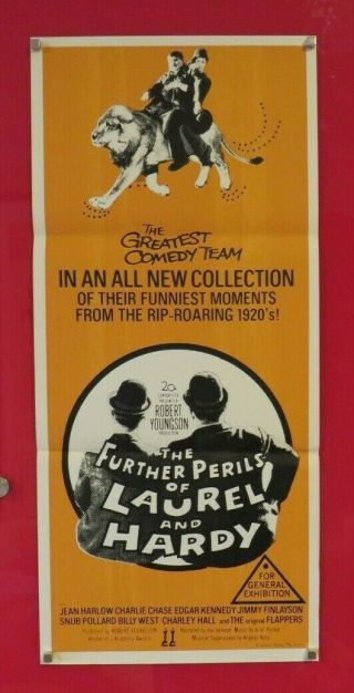 The Further Perils Of Laurel And Hardy 1967 Cinema Daybill Movie Poster